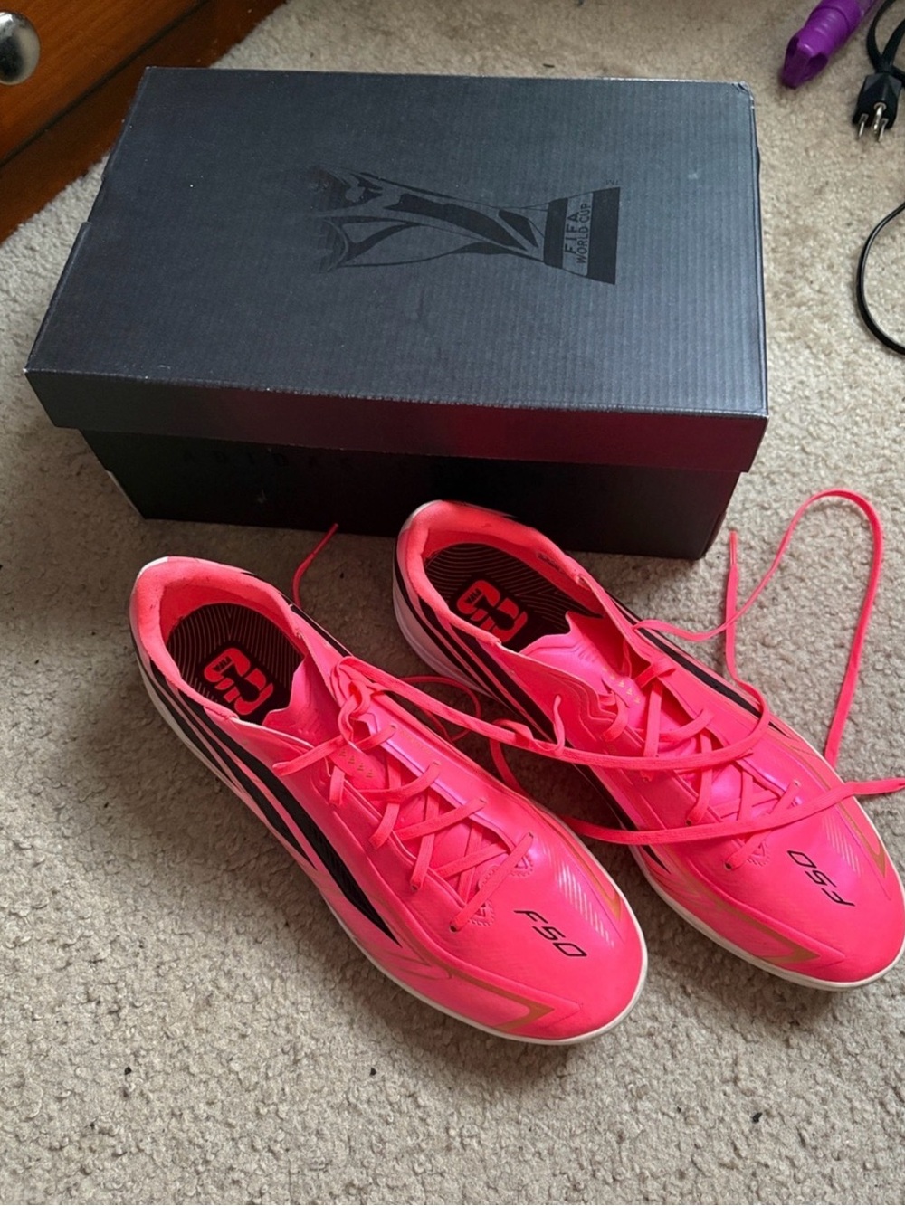 Women's Bright Pink F50 Athletic Sneakers